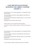 AAMC PREVIEW EXAM 2025&sol;2026 QUESTIONS AND CORRECT ANSWERS GRADED A&plus;