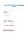 NUR 180 FINAL EXAM &lpar;2026-2027&rpar; SUMMER QUESTIONS AND CORRECT ANSWERS GRADED A&plus; HONDROS