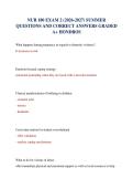 NUR 180 EXAM 2 &lpar;2026-2027&rpar; SUMMER QUESTIONS AND CORRECT ANSWERS GRADED A&plus; HONDROS