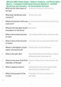 Ultimate ABO Study Guide - Verified Questions and Answers - A&plus; Guaranteed Success Certification Review