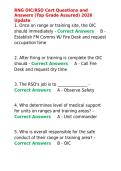 RNG OIC RSO Cert Questions and Answers &lpar;Top Grade Assured&rpar; 2026 Update