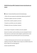 NR 668 CEA Final Exam &lpar;2026&rpar; Chamberlain Practicum Actual Questions and Answers&period;
