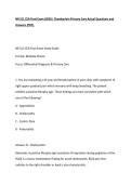 NR 511 CEA Final Exam &lpar;2026&rpar; Chamberlain Primary Care Actual Questions and Answers &lpar;PDF&rpar;