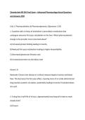 Chamberlain NR 565 Final Exam &ndash; Advanced Pharmacology Actual Questions and Answers &lpar;PDF