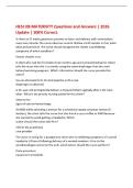 HESI OB MATERNITY Questions and Answers &vert; 2026&NewLine;Update &vert; 100&percnt; Correct&period;
