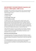 HESI MATERNITY OB EXAM VERSION 4 Questions and&NewLine;Answers &vert; 2026 Update &vert; 100&percnt; Correct&period;&NewLine;During labor&comma; the nurse determines that a full-term client is demonstrating late&NewLine;decelerations&period; In which sequence should the nurse implement these nursing&NewLine;actions&quest; &lpar;A