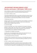HESI MATERNITY OB EXAM VERSION 3 LATEST&NewLine;Questions and Answers &vert; 2026 Update &vert; 100&percnt; Correct&period;&NewLine;Client teaching is an important part of the maternity nurse's role&period; Which factor&NewLine;has the greatest influence on successful teaching of the gravid client&quest;