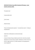 BIOS NR 667 CEA Week 2 Exam &lpar;2026&rpar; Chamberlain FNP Capstone &ndash; Actual Questions and Answers