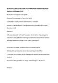 NR 566 Final Exam 2 Study Guide &lpar;2026&rpar; Chamberlain Pharmacology Actual Questions and Answers&NewLine;