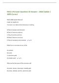 NACE CP2 Exam Questions & Answers &ndash; 2026 Update &vert;&NewLine;100&percnt; Correct&NewLine;NACE 2008 Student Manual&excl;&NewLine;START OF CHAPTER 1&NewLine;Corrosion is an electrochemical process involving&NewLine;A&rpar; flow of protons and electrons&NewLine;B&rpar; flow of neutrons and ions&NewLine;C&rpar; flow of protons and ions
