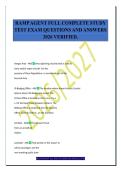 RAMP AGENT FULL COMPLETE STUDY&NewLine;TEST EXAM QUESTIONS AND ANSWERS&NewLine;2026 VERIFIED&period;