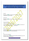 RANGE SAFETY EXAM QUESTIONS&NewLine;AND ANSWERS 2026 VERIFIED&period;