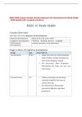 WGU D202 Human Growth and Development V2 Comprehensive Study Guide &vert; 2026 Update with complete solutions&period;