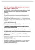 NUR 635 Final Review 2026 Questions and Answers &vert;&NewLine;2026 Update &vert; 100&percnt; Correct&period;&NewLine;A 35-year-old man&comma; recently immigrated from Guatemala&comma; presents with fatigue&comma;&NewLine;lethargy&comma; and mouth sores&period; The NP suspects scurvy and prepares which&NewLine;medication&quest;&NewLine;Ascorbic Acid