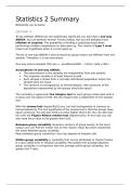 Summary Statistics 2 &vert; ANOVA & Hypothesis Testing &vert; RUG &vert; 2025&sol;26