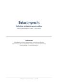 Tentamensamenvatting Belastingrecht &vert; Universiteit Leiden &vert; 2025&sol;26