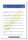 WGU D094 EXAM QUESTIONS AND&NewLine;ANSWERS 2026 VERIFIED&period;