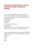 NSG3160 HEALTH ASSESSMENT EXAM 3 COMPLETE QUESTIONS WITH CORRECT ANSWERS AND RATIONALE 2026&sol;2027