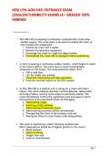 HESI LPN-ADN HESI ENTRANCE EXAM &NewLine;&lpar;2026&sol;2027&rpar;MOBILITY EXAMS &lpar;A&plus; GRADED 100&percnt; &NewLine;VERIFIED &NewLine;
