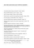 ME2 SWE QUESTIONS AND VERIFIED ANSWERS