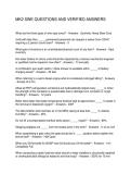 MK2 SWE QUESTIONS AND VERIFIED ANSWERS