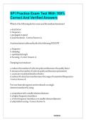 SPI Practice Exam Test With 100&percnt; &NewLine;Correct And Verified Answers 