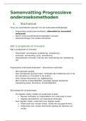 Samenvatting Progressieve onderzoeksmethoden &vert; KU Leuven &vert; 2025&sol;26