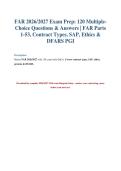 FAR Exam Prep 2026&colon; 120 Practice Questions&NewLine;&NewLine;