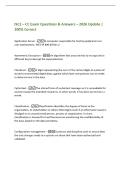 ISC2 &ndash; CC Exam Questions & Answers &ndash; 2026 Update &vert;&NewLine;100&percnt; Correct
