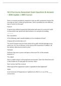 ISC2 Pre-Course Assessment Exam Questions & Answers&NewLine;&ndash; 2026 Update &vert; 100&percnt; Correct