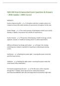 ISEN 440 Final AI Generated Exam Questions & Answers&NewLine;&ndash; 2026 Update &vert; 100&percnt; Correct