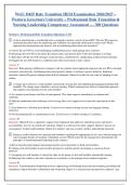 WGU D455 Role Transition HESI Examination 2026-2027 &vert; Complete 300-Q&A Guide with Rationales
