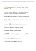 IT 201 Exam Questions & Answers &ndash; 2026 Update &vert;&NewLine;100&percnt; Correct
