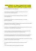 AORN PERIOP 101 FINAL EXAM STUDY GUIDE 2026-2027 WITH COMPLETE SOLUTIONS