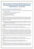HESI A2 Chemistry Exam 2026-2027 &vert; Elsevier Evolve & ATI Standards &vert; Complete 230-Q&A Practice Test with Rationales for Nursing Admission
