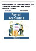 Solution Manual for Payroll Accounting 2025&comma; 35th Edition by Bernard J&period; Bieg&comma; Bridget Stomberg&comma; Chapters
