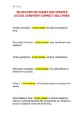 WILKES NSG 526 EXAM 3 2025 UPDATED &NewLine;ACTUAL EXAM WITH CORRECT SOLUTIONS