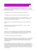 FINA 3332&colon; Exam 1 Practice Questions and All Solved Solutions Graded A&plus;