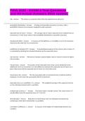 FINA 3332 - EXAM 4 Test Questions and All Actual Answers 2026 Update&period;