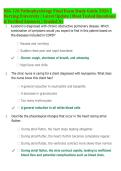 NSG 120 Pathophysiology Final Exam Study Guide 2026 &vert; &NewLine;Herzing University &vert; Latest Update &vert; Most Tested Questions &NewLine;& Verified Answers &vert; Graded A&plus;