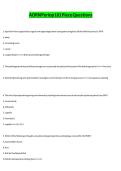 AORN Periop 101 Final Exam Latest Questions and Answers &lpar;2026&sol;2027&rpar; &lpar;Verified Answers&rpar;&NewLine;