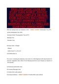 RNSG 2539 LATEST EXAM AND&NewLine;STUDY GUIDE NEWEST 2026&sol;2027&NewLine;TEST BANK&vert; COMPLETE 200 REAL&NewLine;EXAM QUESTIONS AND CORRECT&NewLine;DETAILED ANSWERS &lpar;VERIFIED&NewLine;ANSWERS&rpar; GRADED A&plus;&vert; RNSG 2539&NewLine;EXAM PREP &lpar;BRAND NEW&excl;&excl;
