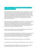 Clerk Certification Level 1 Exam Practice Questions with Expert Solutions