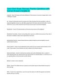 Court Clerk Exam Glossary Practice Questions with Correct Answers Graded A&plus;