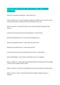 Court Clerk Study Guide Questions with Certified Solutions