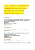 NR-511 Advanced Clinical Reasoning&colon; &NewLine;Complex Presentations&comma; Diagnostic &NewLine;Challenges&comma; & Evidence-Based &NewLine;Management in Primary Care 