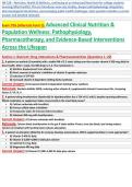 NR-228 &ndash; Nutrition&comma; Health & Wellness&comma; continuing at an Advanced&sol;Hard level for college students &NewLine;&lpar;nursing&sol;allied health&rpar;&period; This set introduces new case studies&comma; deeper pathophysiology integration&comma; &NewLine;pharmacological interactions&comma; and emerging public healt