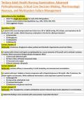 Tertiary Adult Health Nursing Examination&colon; Advanced &NewLine;Pathophysiology&comma; Critical Care Decision-Making&comma; Pharmacologic &NewLine;Nuances&comma; and Multisystem Failure Management 