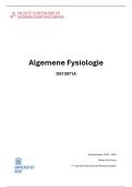Algemene Fysiologie &vert; UGent &vert; Biomedische wetenschappen &vert; 2025&sol;26