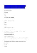 Math 101 exam 2 Question and answers verified to pass 2026